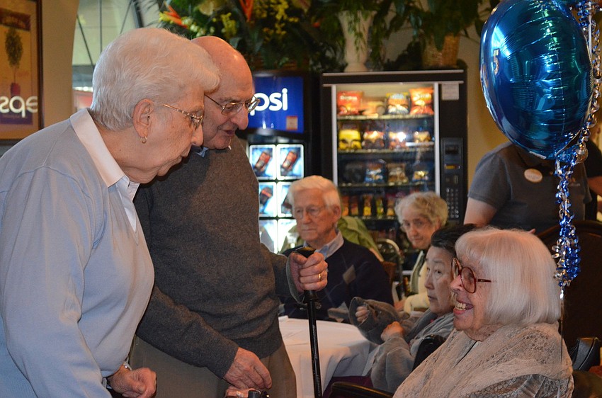 Charlotte Zwick with friends Judith and Ben Handelman