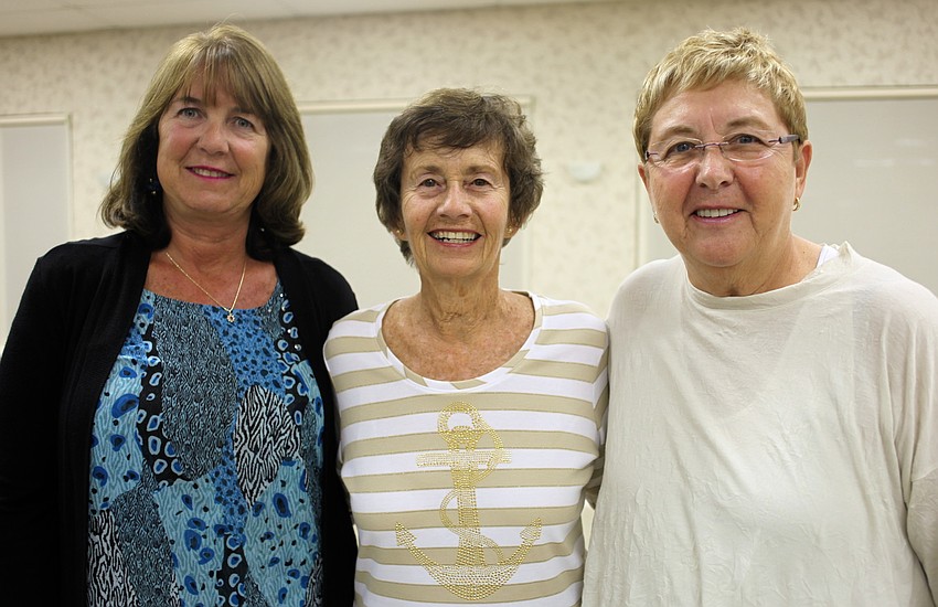 Janet Williams, Barbara Livingston and Sarah Tate