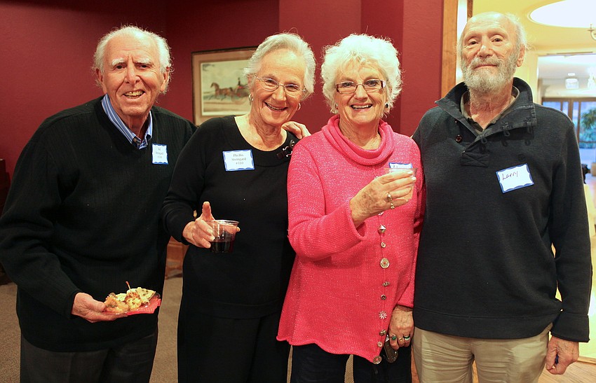 Sal and Phyllis Steingard with Adrienne and Larry Sackin
