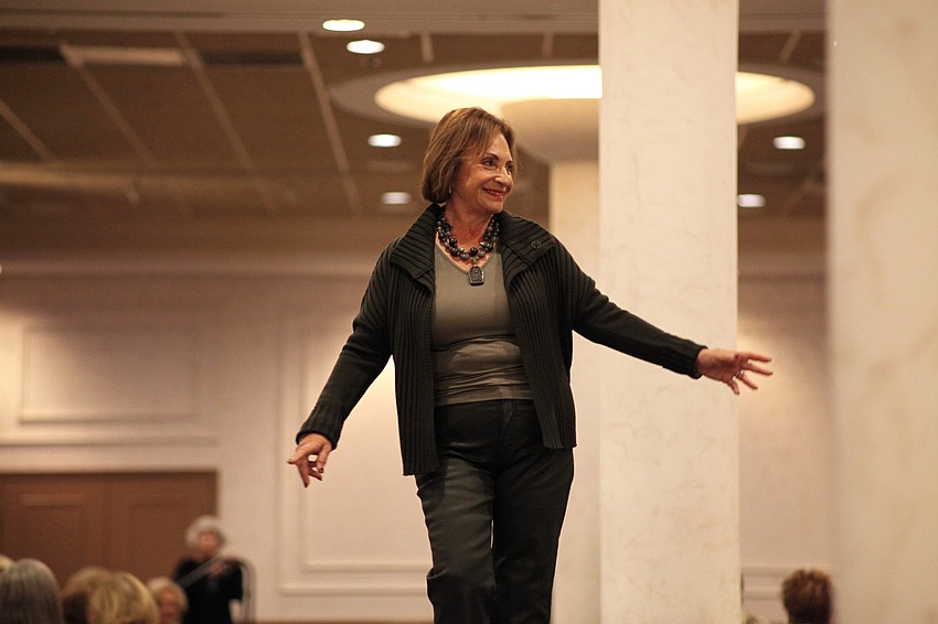 Marion Levine shows off her Dream Weaver outfit.