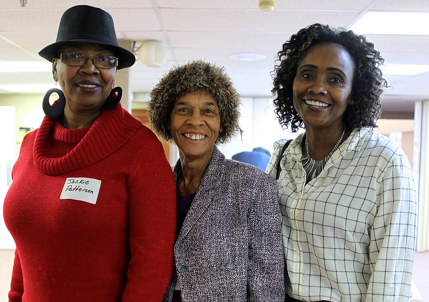 Jackie Patterson, Lorine Brown and Evelyn Stevenson