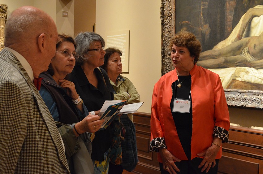 Designer Betty Call speaks to Ringling in Bloom viewers about her piece inspired by 