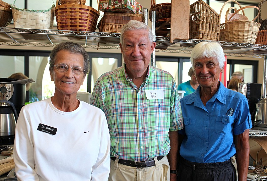 Chairman Sue Wertman with co-chairs Jerry and Joyce Fox