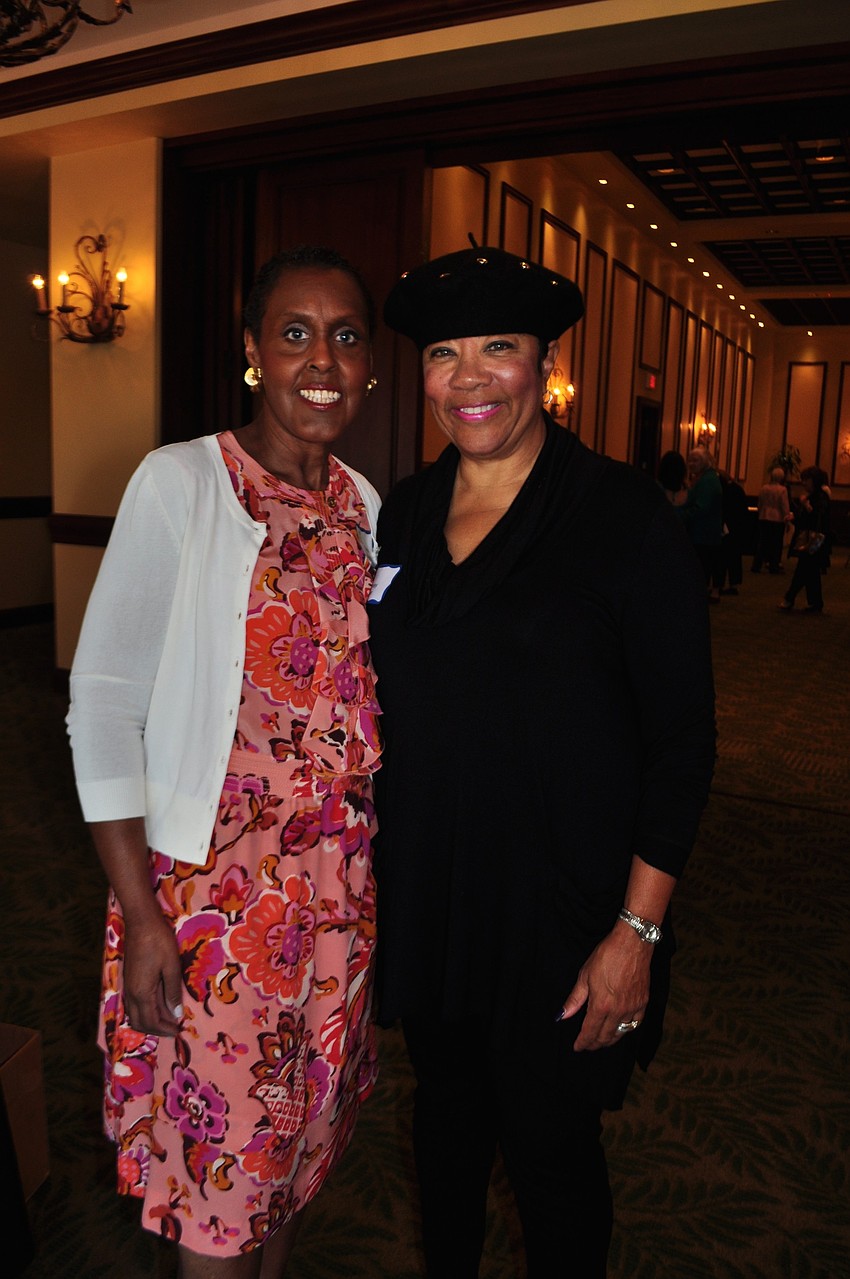 Shelia Baynes with Shirley Miler