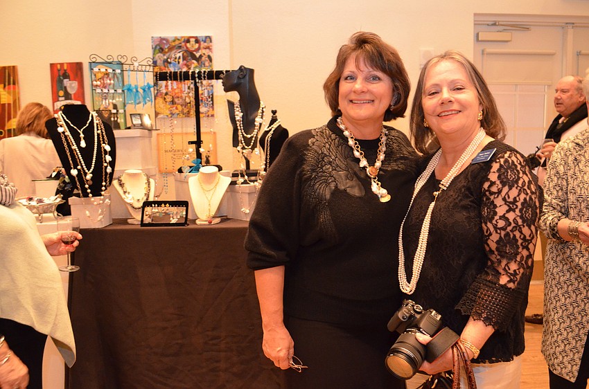 Artist Barb McSweeney and Susan Andre