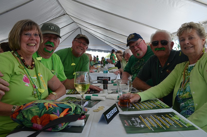 Sue Sica, Dave Little, Jack Morlock, Dean Ducker, Morris Stones and Yvonne Bonne dressed for the occasion.