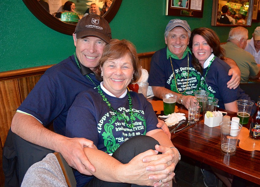 Paul and Jane Fox with Jack and Michelle Cottrell