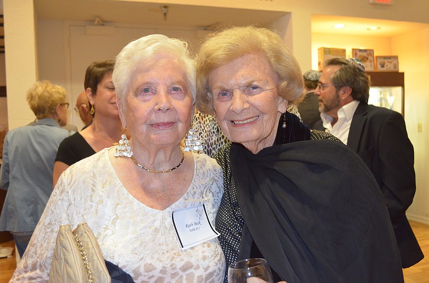 Ruth Beck and Shirley Brodksy