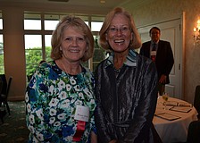 Roxanne Abbot, SCTI Teacher of the Year with Kristey Richardson