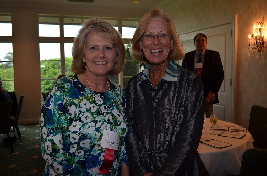 Roxanne Abbot, SCTI Teacher of the Year with Kristey Richardson