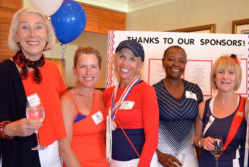 Val Gill, Amy Goldman, Marcia Gutridge, Clemmeie Cash and Diane Davis