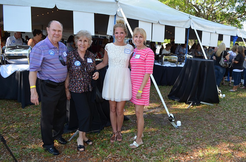 Adrian and Pat Brown, Cassadi Griffey and Lori Christiansen