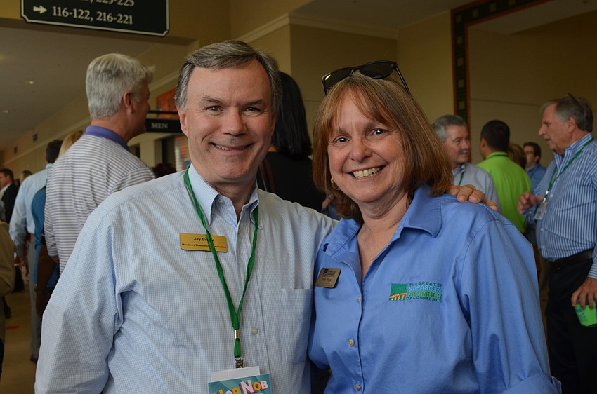 Jay Brady and Vicki Vega