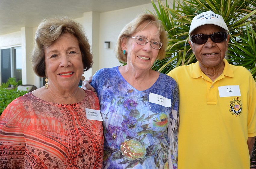 Rosemarie DePhillips with Jo Ann and Vel Nair