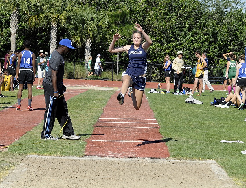 ODA freshman Chloe Ruppert set a new personal best of 12 feet, 9 inches in the long jump.