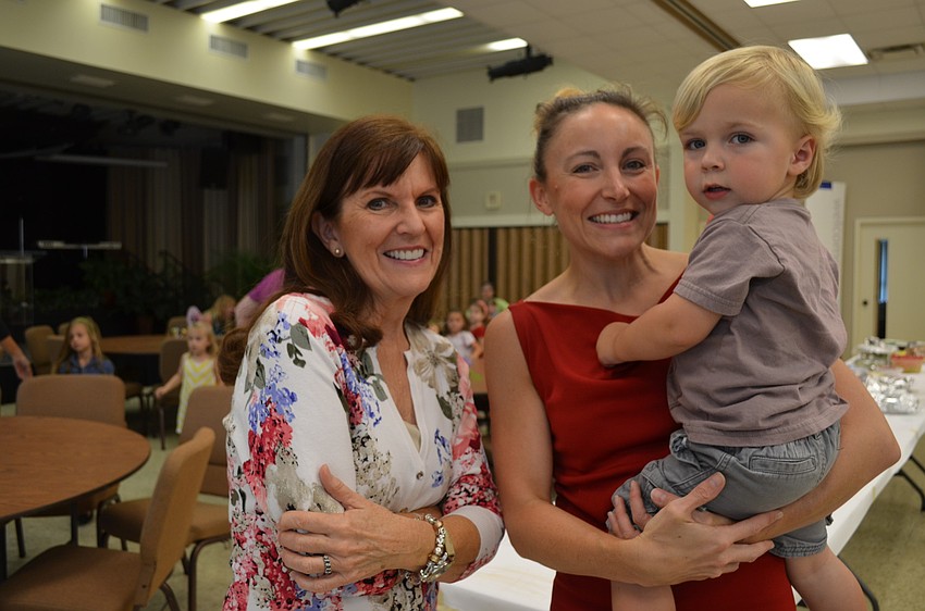 Sue Allison with Nicole and Jackson Starostechi