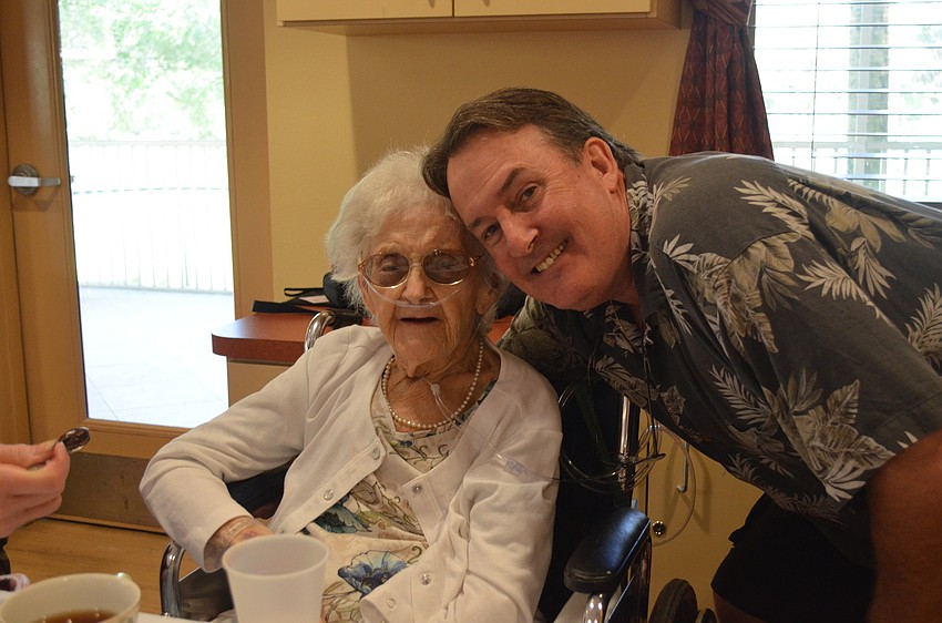 Lauretta Antonucci and grandson Edward Hickey