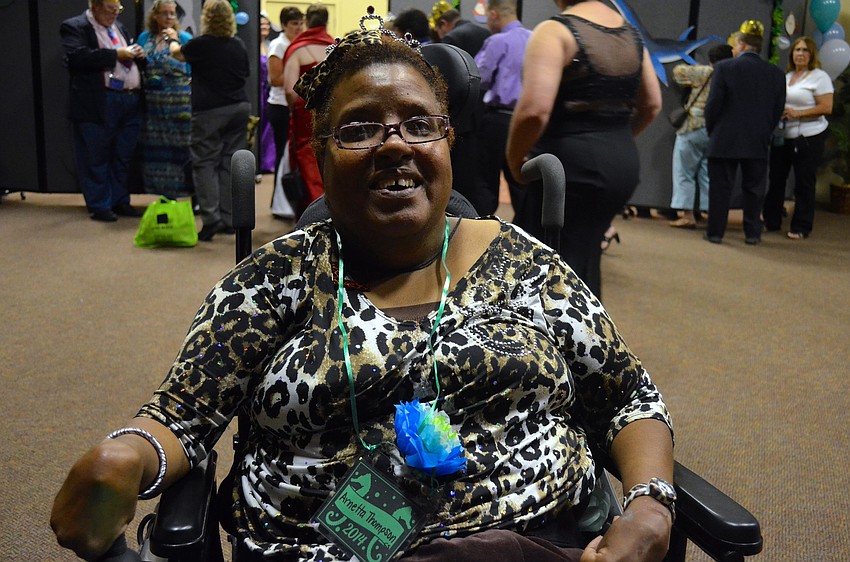 Arnetta Thompson enjoys the music.