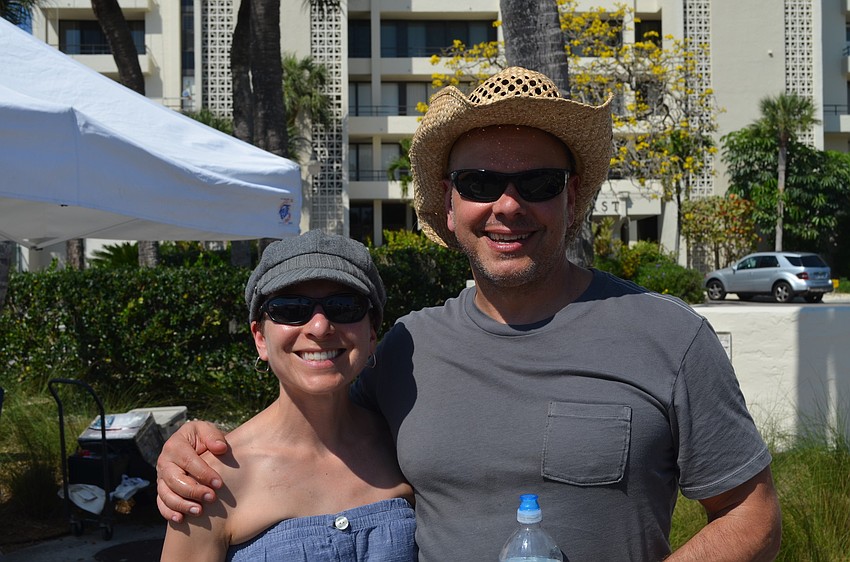 Diana and David DeLong say the festival is one of their favorites.