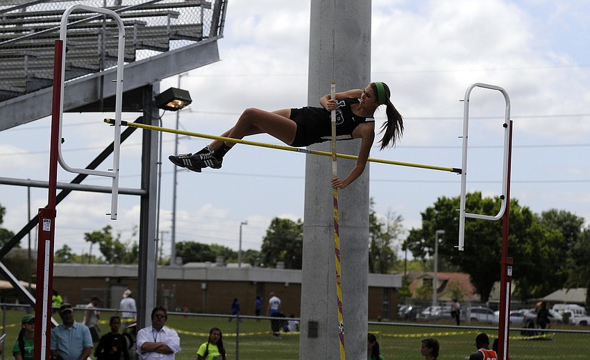 Lakewood Ranchâ€™s Cree Lotterer finished fifth in the pole vault, clearing 9 feet, 6 inches.