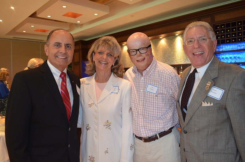 Col. John Saputo, Carol Jean Sweeney, Robert Pelletier and Gene Sweeney