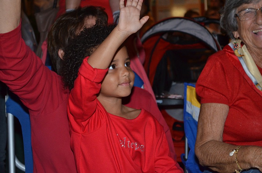 Jasiyah Reimer waited all night to see Santa