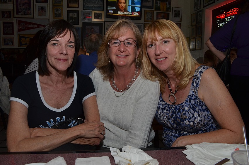 Diane Pisano, Sandi Little Hayes and Cindy Snider once worked for owner Kenny Barr at Shenkels on Longboat Key.