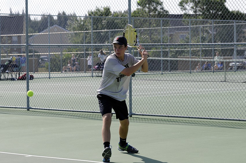 Sarasota Highâ€™s Andre Johnson captured the No. 1 singles crown April 3.