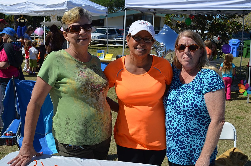 Rachel Della Donna, Virginia Oliva and Darlene Couchois