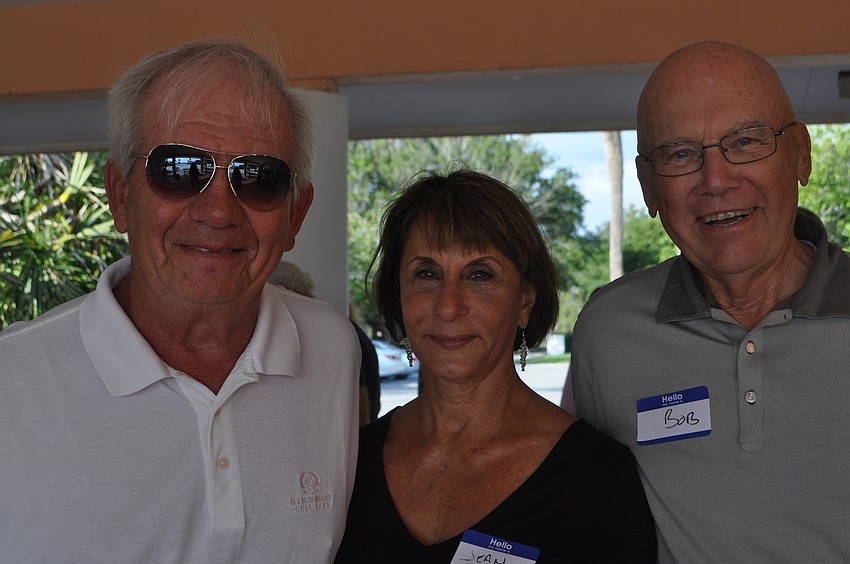 Dave Burke with Jean and Bob Hanson