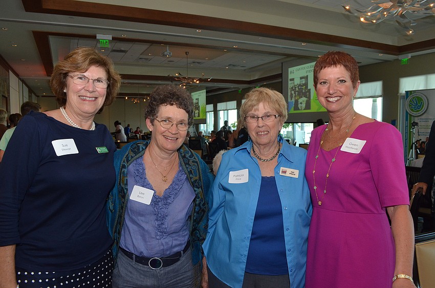 Sue Stewart, Lee Byron, Patricia Price and Gwen MacKenzie