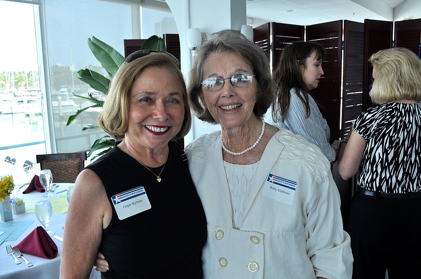 Hope Byrnes and Betty Matthews