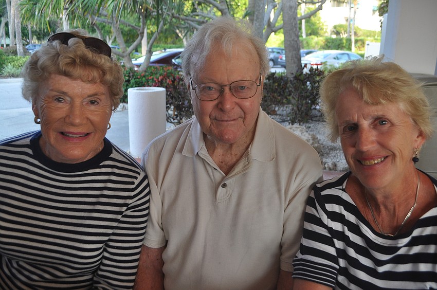 Ann Mumford with Merv and Fan Oleson