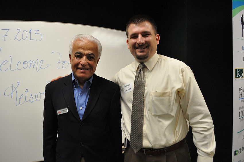 Moustapha Guimei of Keller Williams Realty and Michael Audet of Kerkering Barberio