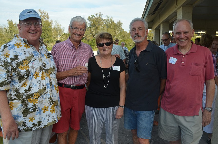 Jon Gordon, Mike Farrimond his wife Kay, Don McMurray and Jack Pendray