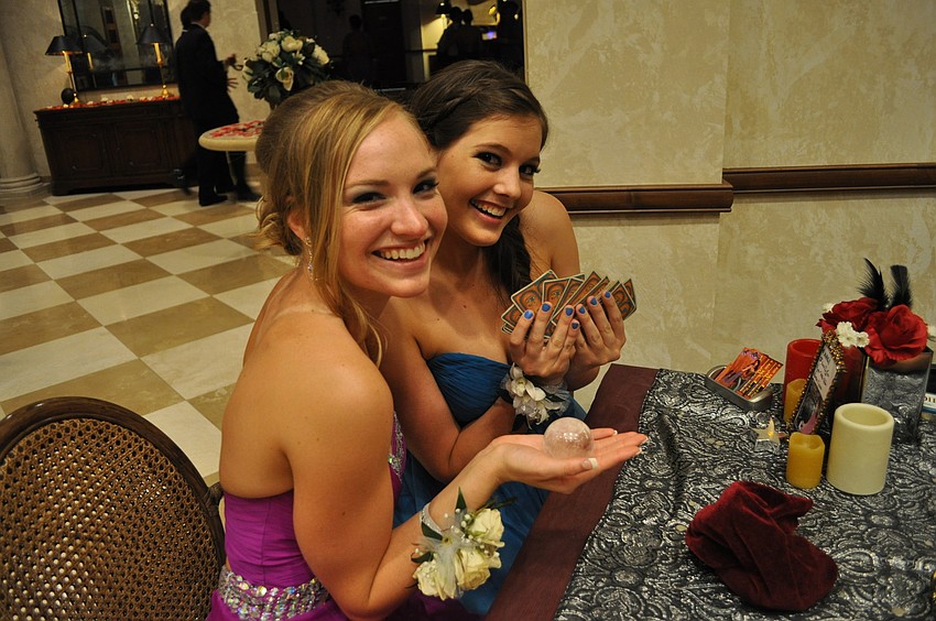 Claire Cornetet and Brenna Curry had their fortunes taken.