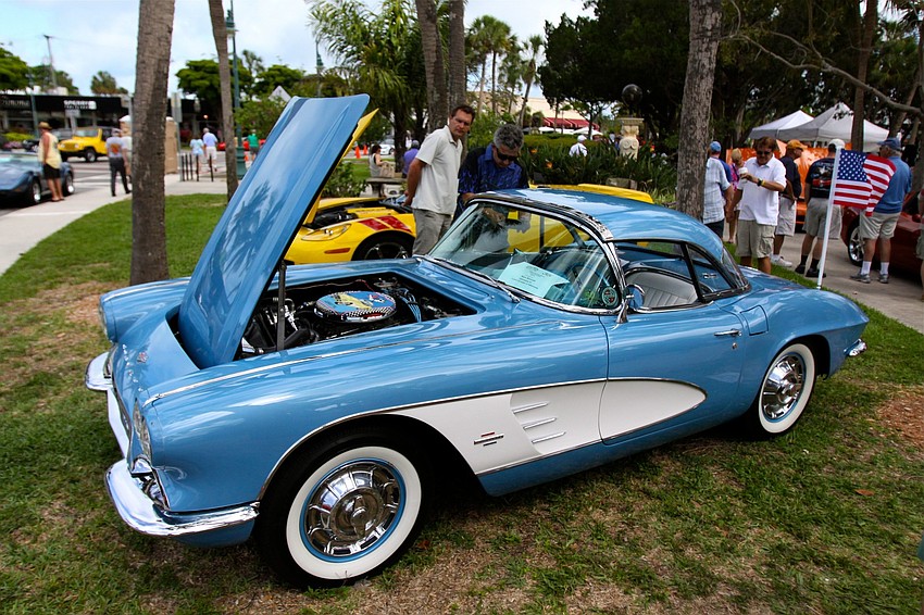 Russ Sobczakâ€™s 1961 Jewel Blue Convertible.