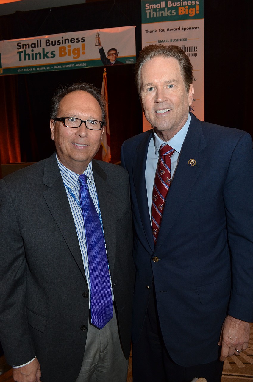 Bill Church and Rep. Vern Buchanan