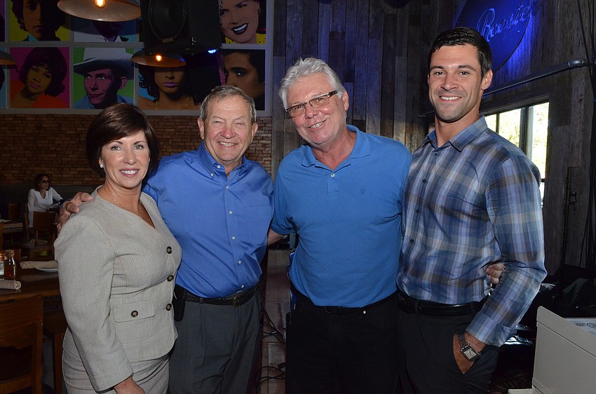 Suzanne Atwell supporters Mary Doughertyâ€“Slapp, Mike Bennett, Bill Cornelius and Matt Cornelius