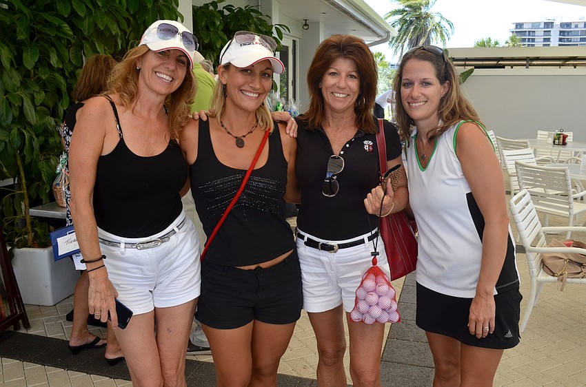 Joanna Berry, Tina Rudek, Maggie Hicks and Olivia Macey