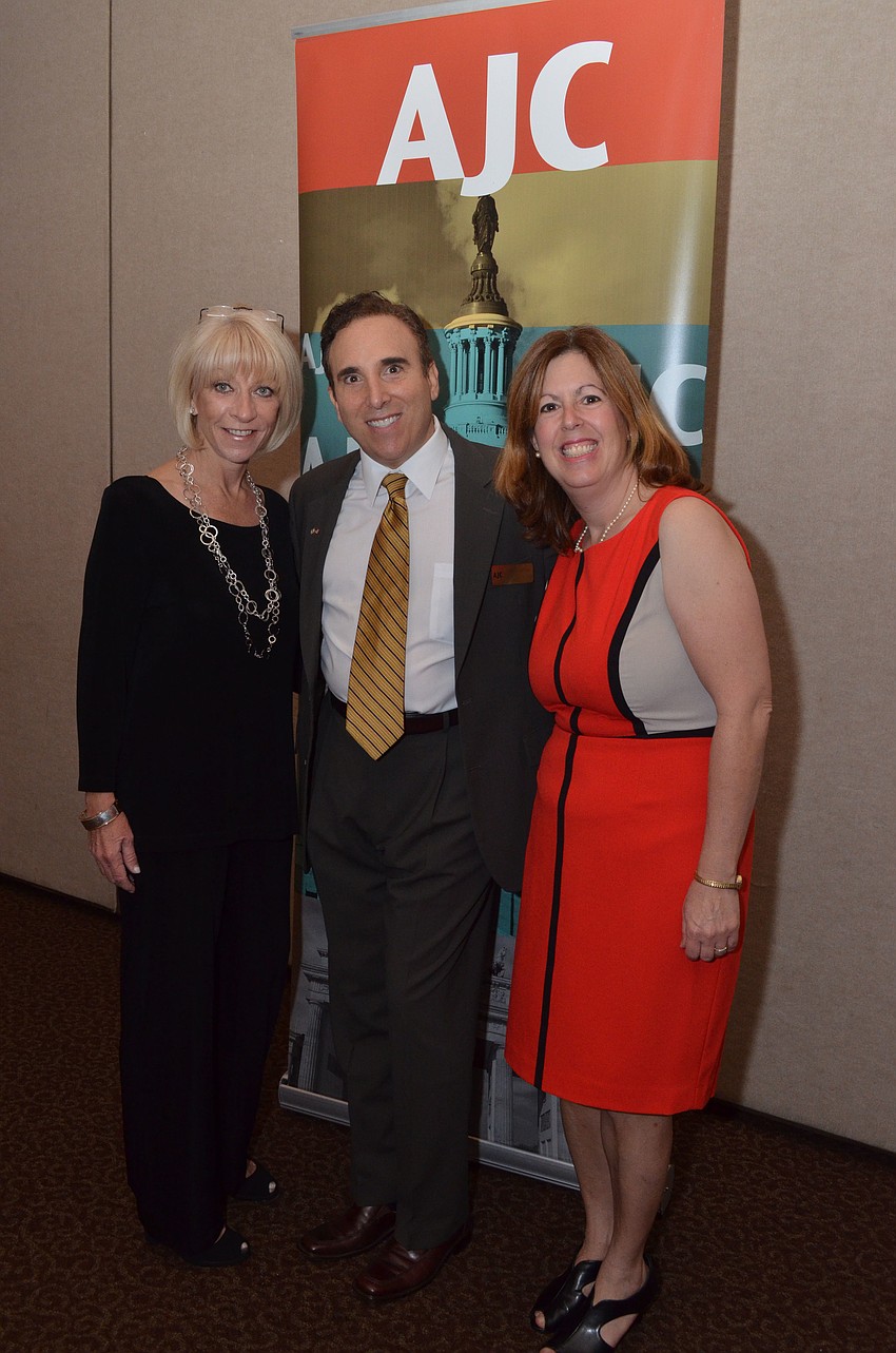 Debbie Haspel, AJC Executive Director Brian Lipton and Monica Caldwell