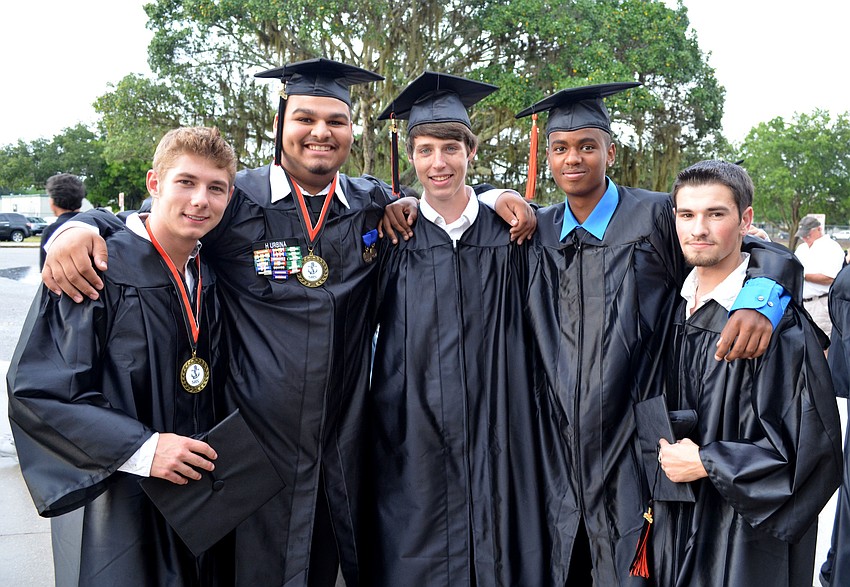 Nick Giuffre, Hector Urbina, Kyle Kulpeksa, Jovian Batlic and Dalton Cole