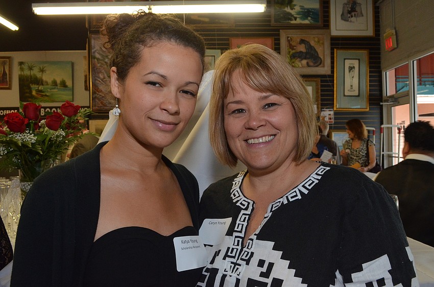 Recent Booker High School graduate Katya Young will be attending Pratt University in New York to study communication design. Young was a scholarship recipient and attended the celebration with her mother Caryn.