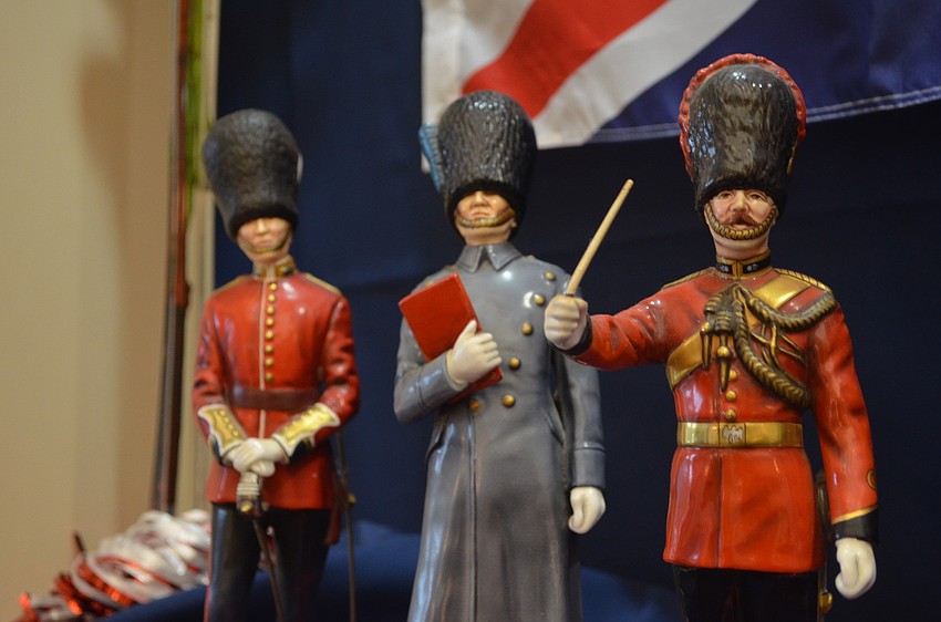 Doreen Jones once gave her husband Herb these Royal Guards sculptures as a Christmas gift.