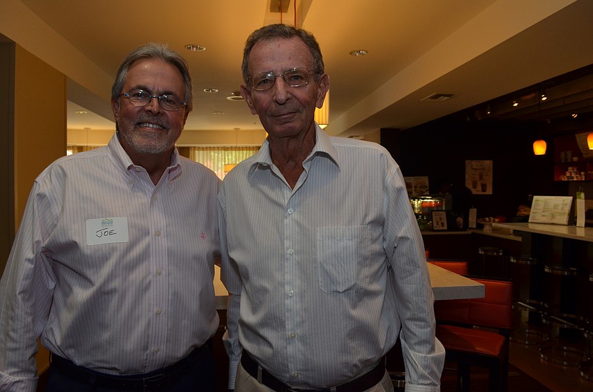 Commissioner Joe Barbetta and Longboat Key Vice Mayor Dave Brenner