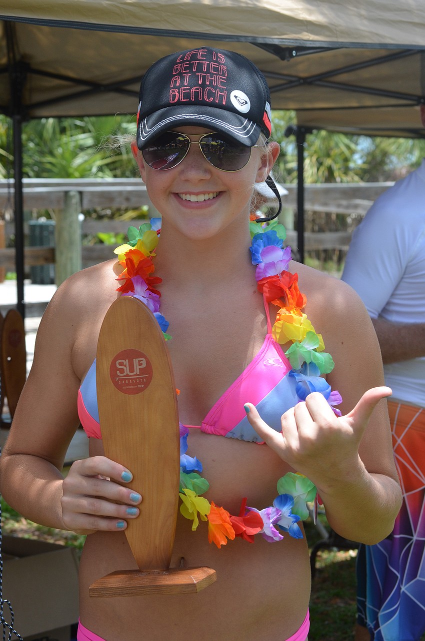 Madison Massey got second place in the junior girls open.