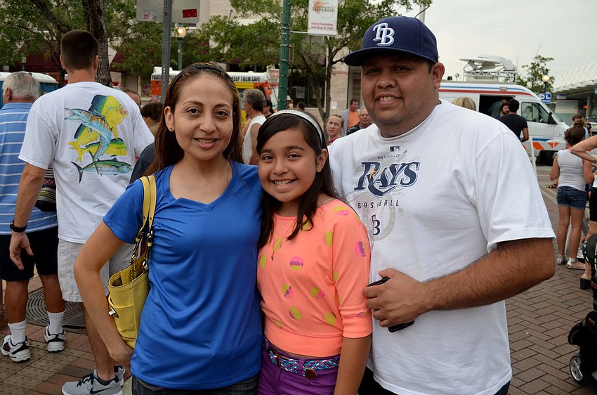 Laura and Marco Bernal with their daughter, Chloe