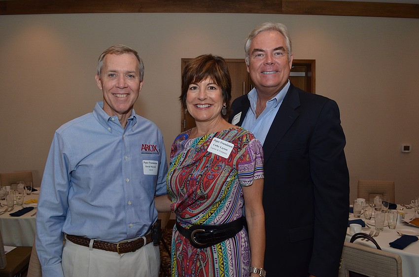 David Merrill, of Arox Underground Utilities, Cathy Layton, of Layton & Co., and Ed Taylor of Equity Properties