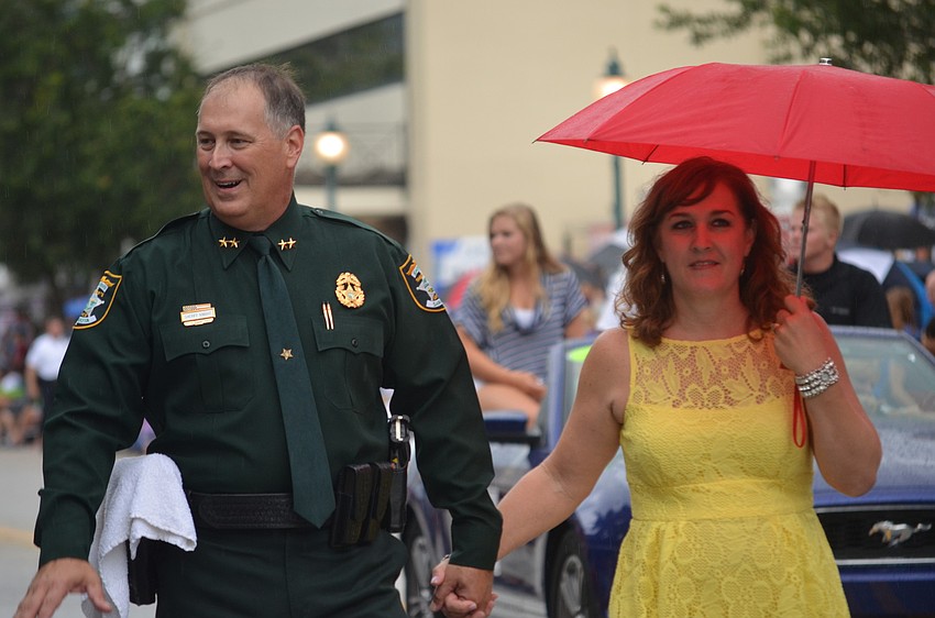 Sheriff Tom Knight and his wife Tracy