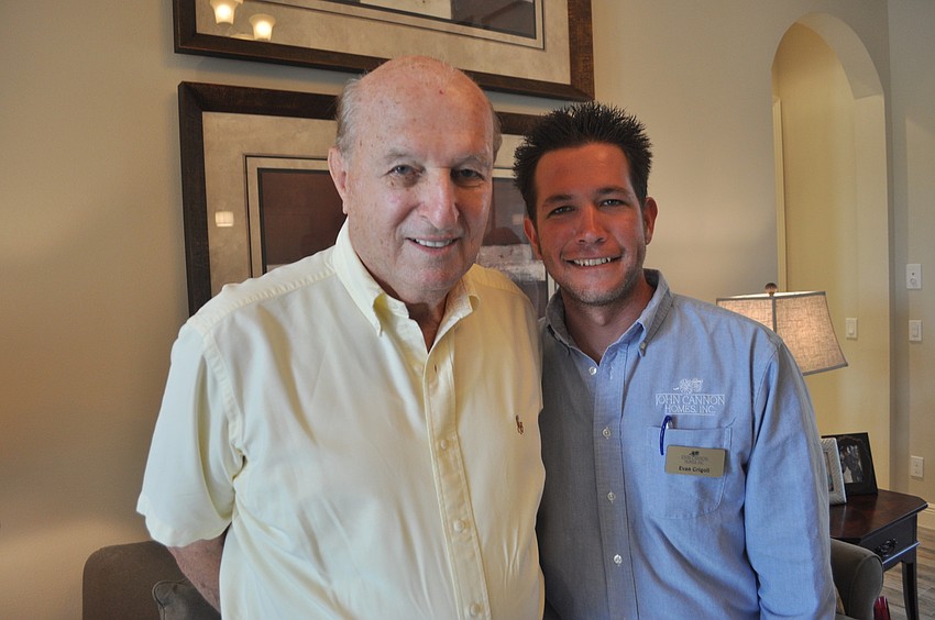 Matt Bornstein of Rosedale Realty and Evan Grigoli of John Cannon Homes